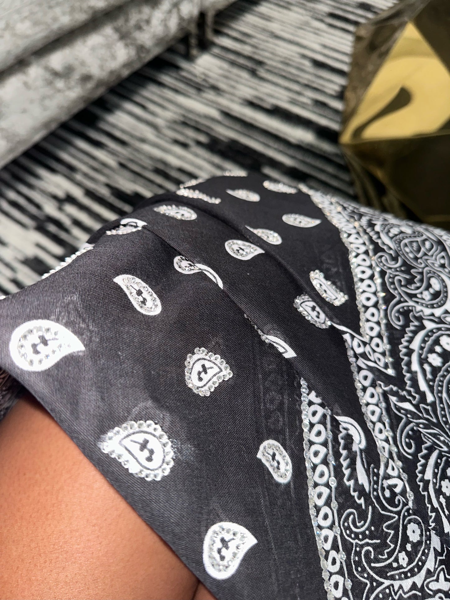 Embellished Bandana (black)