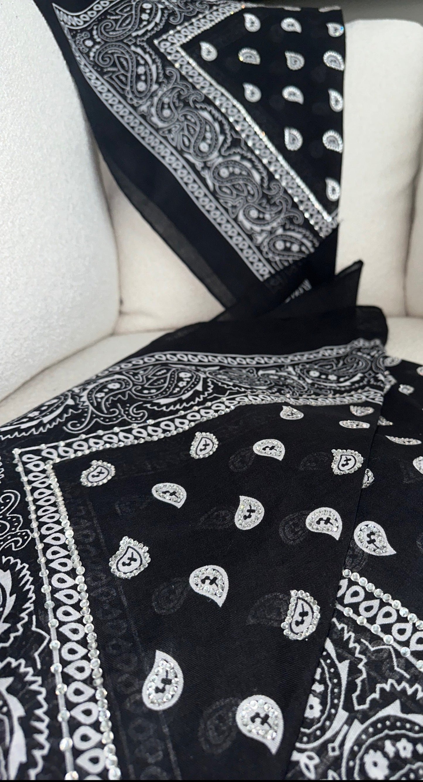 Embellished Bandana (black)